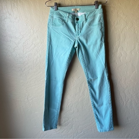 CAbi Jeans Skinny Style 322 Mint Green Size 2 - Picture 2 of 7